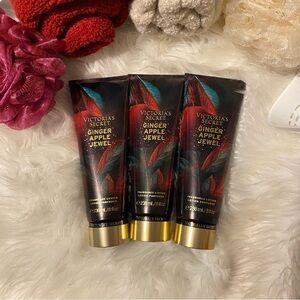 ♥️Victoria's Secret 3 pieces Fragance lotion ginger apple jewel 🍎